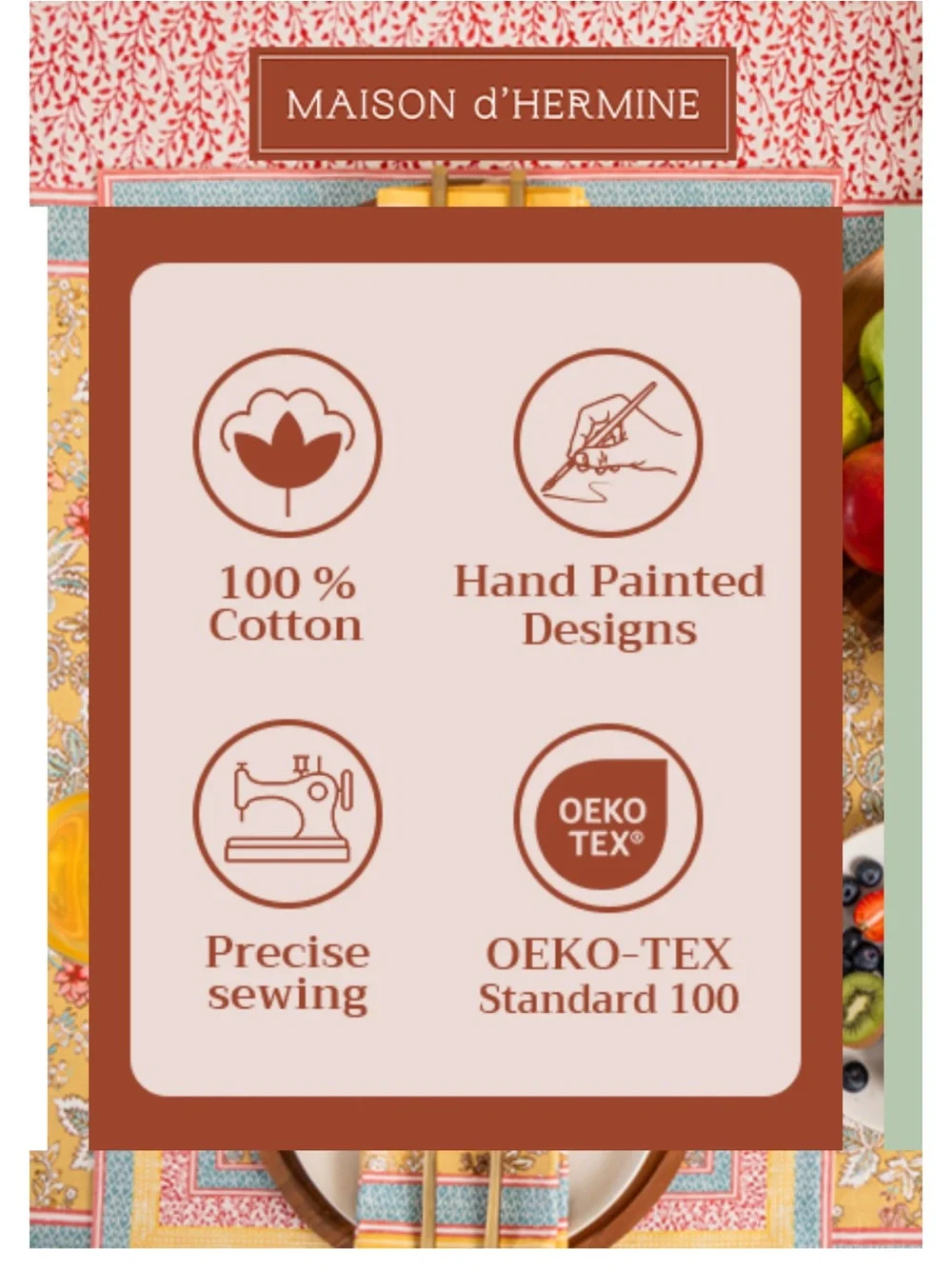 Maison d' Hermine Cloth Napkins
